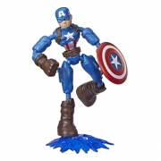 Фігурка 15 см Bend and Flex Captain America Месники Бенди Avengers Hasbro E7869