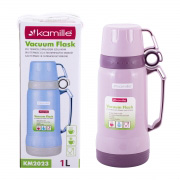 Термос Kamille 1000мл 2023 фіолетовий