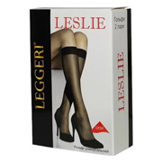 Гольфи жіночі поліамідні класичні Leslie 20 den 2 пари Leggeri visone легка засмага