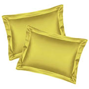 Комплект наволочок оксфордські Pagoti Minimal гірчичні