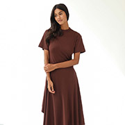 Сукня модалова довга 24043 German Volf шоколад