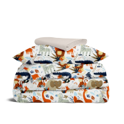 Дитяча постільна білизна в ліжечко JUNGLE ANIMALS CS9 Cosas помаранчевий