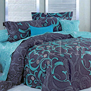 Постільна білизна Вензель бірюза бязь Selena 150538