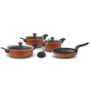 Набір посуду 8 предметів Pepita Granit Flonal PGFSET08PZ