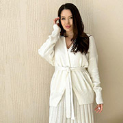 Кардиган жіночий в'язаний Joy Art Knit молочний