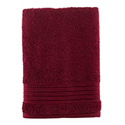 Рушник махровий жакардовий Arya Dophne бордовий