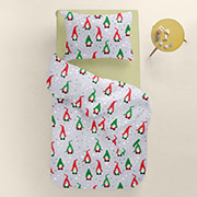 Підліткова постільна білизна New Year Gnomes CS5 ранфорс Cosas