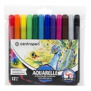 Фломастеры акварельные Centropen 12 цветов 8683/12