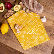Рушник кухонний 201 Yellow Paste рогожа-напівпанама Mirson