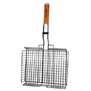 Решітка для гриля глибока з дерев'яною ручкою Скаут 0704