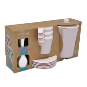 Набір посуду кавовий "Релакс" 19 ел. в коробці (пудра), Tigres