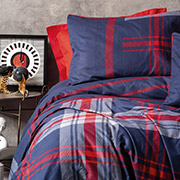 Постільна білизна Masculine Abel Kirmizi ранфорс Cotton Box