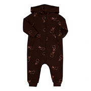 Комбінезон-чоловічок КБ222 трикотаж Bembi H01-коричневий-малюнок