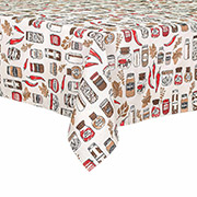 Скатертина бавовняна Спеції Home Line коричневий