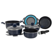 Набір посуду 9 предметів Cookware Set induction Blue Gimex 6977225