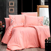 Постільна білизна Arya Vogue Embroidery сатин із вишивкою Pura