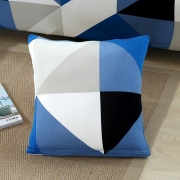 Наволочка декоративна біфлекс Homytex Ромб синьо-блакитний