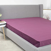 Простирадло велюрове на гумці Velour ТЕП бордове