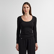 Лонгслів жіночий Basic Ellen LKK 02/03/02 чорний