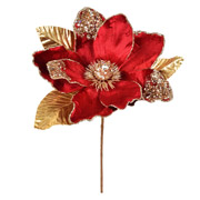 Квітка декоративна 24 см Пуансеттія Yes! Fun 974976 червона