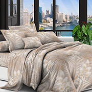 Постільна білизна Світлі листочки 600712 полікоттон Selena