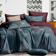 Комплект постельного белья сатин Selena Треугольный лабиринт 300464