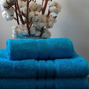 Рушник махровий 400г Porto Nostra бірюзовий