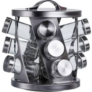 Набік банок для спецій 12х100 мл Yiwu HP-1368 хром