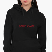 Худі жіночий Гра в кальмара Squid Game MobiPrint 8921-3363 чорний