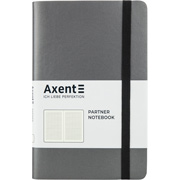 Книга записна клітинка 125х195 мм 96 л Partner Soft Axent 8206-15-a сіра