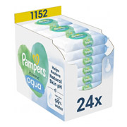 Серветки дитячі вологі 24х48 шт Harmonie Aqua Pampers 8006540811276