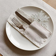 Чохол для столових приборів Перлина White Прованс