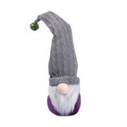 Іграшка м'яка новорічна 45 см Гном з дзвіночком на ковпаку Novogod'ko 974629