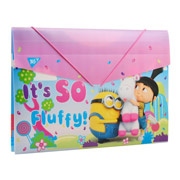 Папка пластикова на гумці А4 Minions Fluffy Yes 491684
