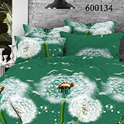 Постільна білизна Кульбаба зелений полікоттон Selena 600134