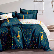 Комплект постільної білизни Selena Святковий жираф 300332