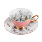 Набір чайний порцеляновий 2 предмети 200 мл Lefard 975-057