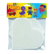 Набір великих полів термомозаїки для Midi серце шестикутник Midi 5+ Hama 4454