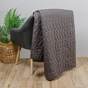 Покривало стьобане Home Line 113 шоколад