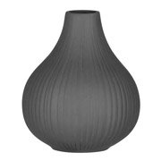 Ваза фарфорова 16.5х19.5 см Lucca Ardesto AR3815B чорна