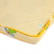Дитячий водонепроникний наматрацник Еко Пупс Поверхня Classic жовтий