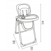 Стільчик для годування MoMi GOJO (колір - black) - Фото №11