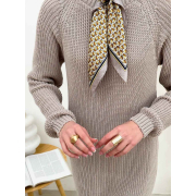 В'язане плаття Cotton Art Knit колір льону - Фото №5