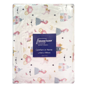 Комплект постільної білизни дитячий зимовий Princess SoundSleep фланель білий - Фото №4