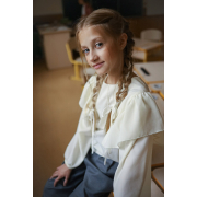 Блуза РБ199 креп-супрем Бембі 200-молочний - Фото №8