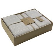 Комплект постільної білизни SoundSleep Stonewash AURA OPAL GREY сірий - Фото №8