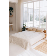 Покривало декоративне Hawaii з наволочками Sonex бежевий - Фото №4