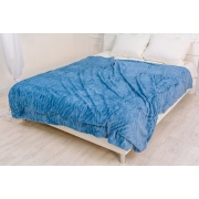 Флисовый плед 1012 Aurora Blue Mirson - Фото №3