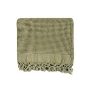 Плед Rius olive Lotus Home оливковий - Фото №3