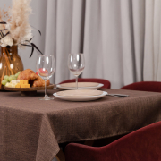 Скатертина прямокутна Jordan Sonex коричнева - Фото №4